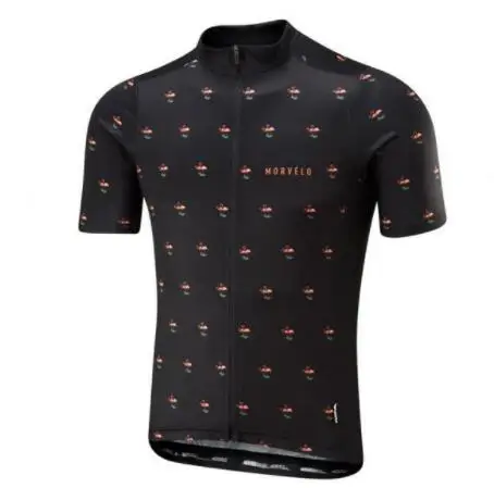 Заказной Morvelo короткий рукав Велоспорт Джерси летний велосипед Цикл быстросохнущая одежда Мужская/женская спортивная одежда Ropa рубашки - Цвет: 1