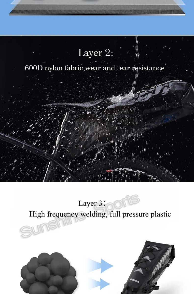 Perfect Rockbros 10L/14L Road Mountain Bike Bag Waterproof Cycling Rear Seat Travel Bag Bicycle Saddle Bag Pack Pannier Bike Accessories 9 Perfect Rockbros 10L/14L Road Mountain Bike Bag Waterproof Cycling Rear Seat Travel Bag Bicycle Saddle Bag Pack Pannier Bike Accessories 9