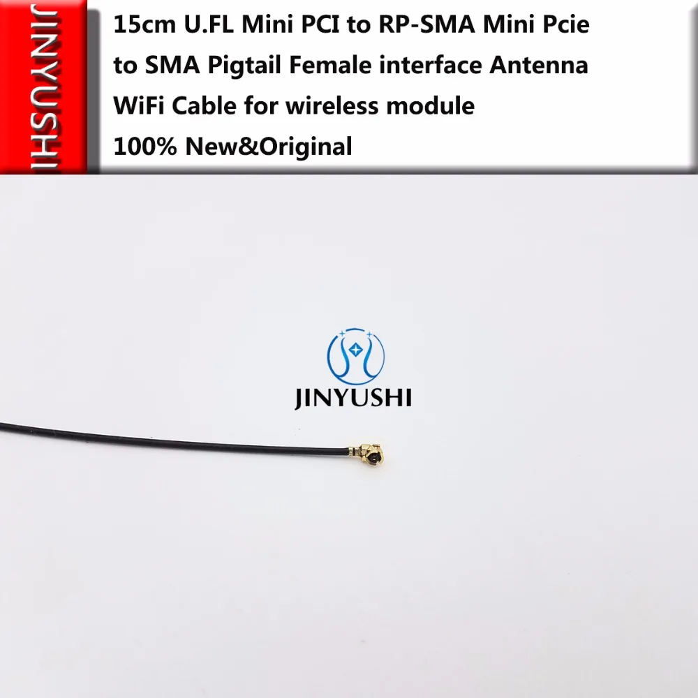 2шт 15 см U. FL к RP-SMA Pigtail Mini Pcie SMA для женщин интерфейс антенна, WiFi кабель для SIM7100E/ME909U-521/MC7455/MC7304/EC21