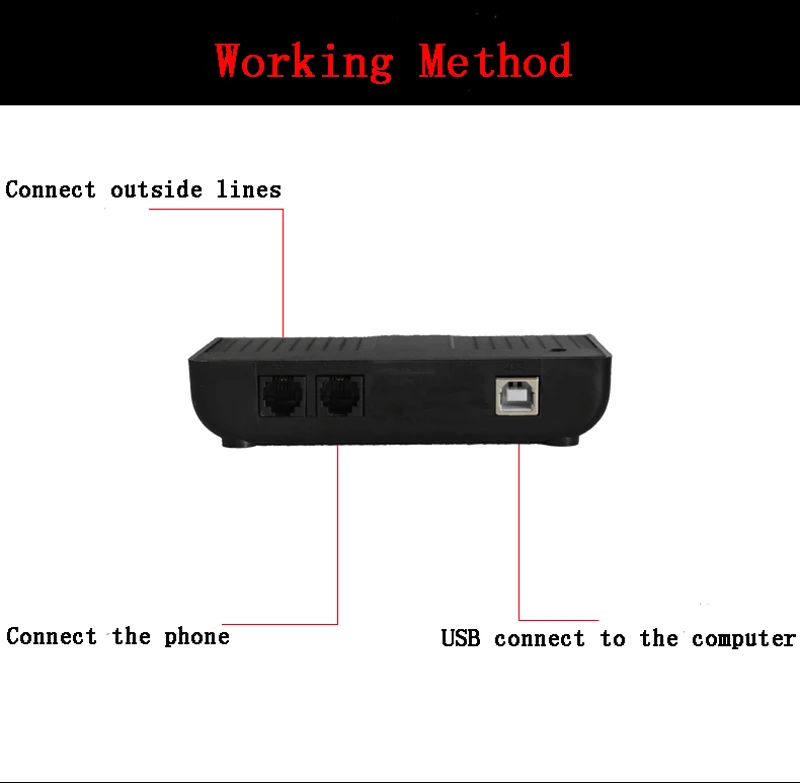 1 CH PC компьютер USB телефон аудио Диктофон Телефон рекордер