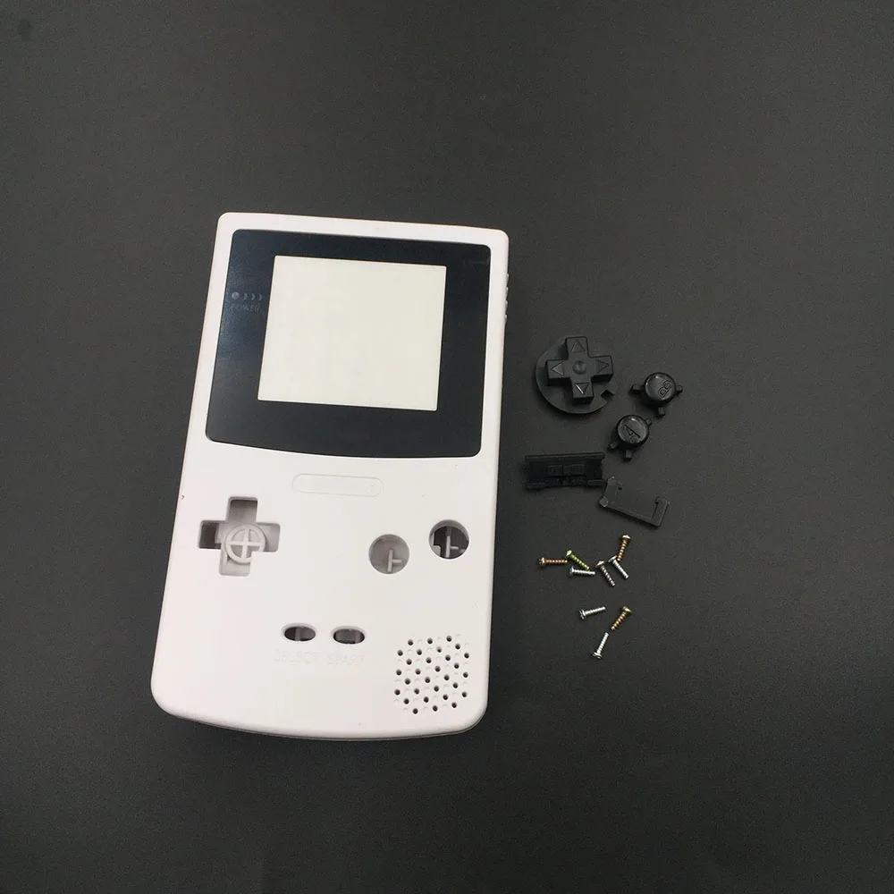 Белый и серый для nintendo GBC Запчасти для Gameboy сменный корпус/Оболочка Чехол для кожи