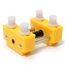 Практичный пластиковый Регулируемый Чехол для часов открывалка Ремонт снять держатель Часовщик Инструмент желтый