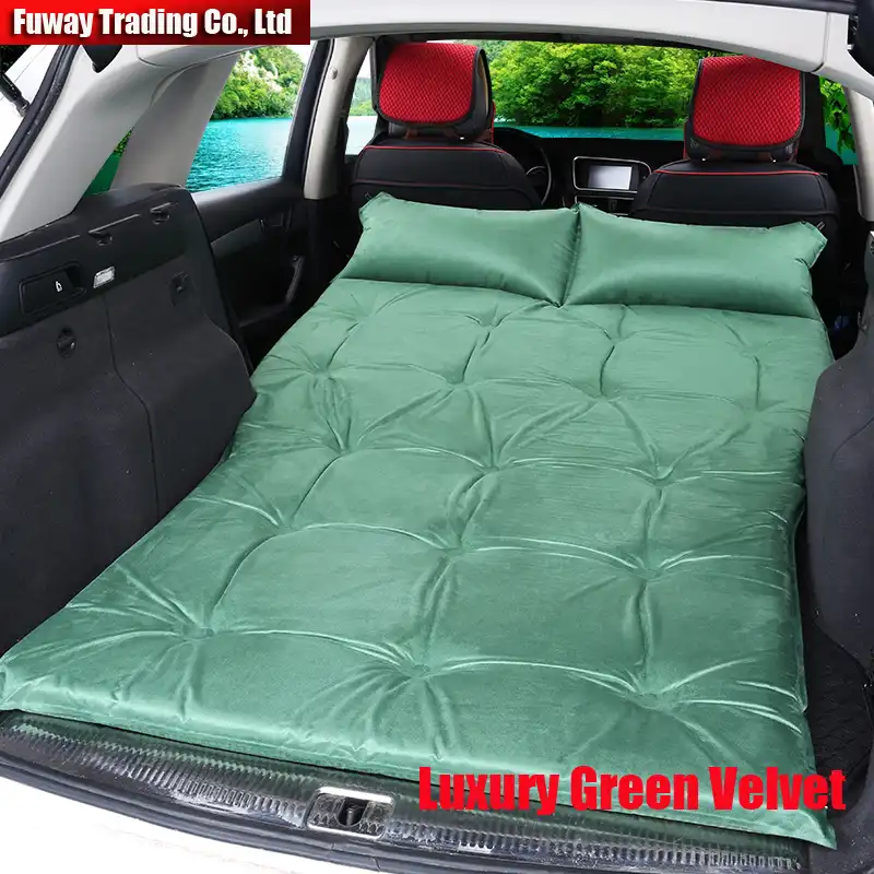 Automatic Inflatable Car Hatchback Travel Bed Air Mattress Cover For