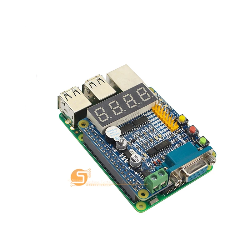 Raspberry Pi 3 GPIO-232 Плата расширения светодиодный Nixie Tube 485 232 UART Ключи Многофункциональная GPIO Плата расширения