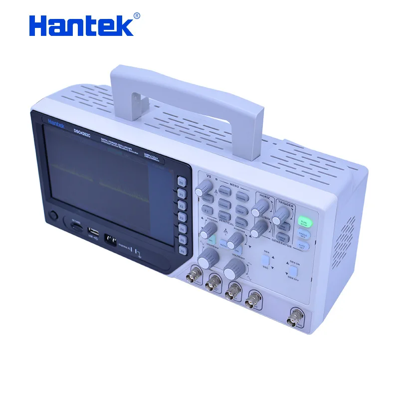 Цифровой осциллограф Hantek DSO4202C 2 канальный 200 МГц 1 произвольный/функциональный