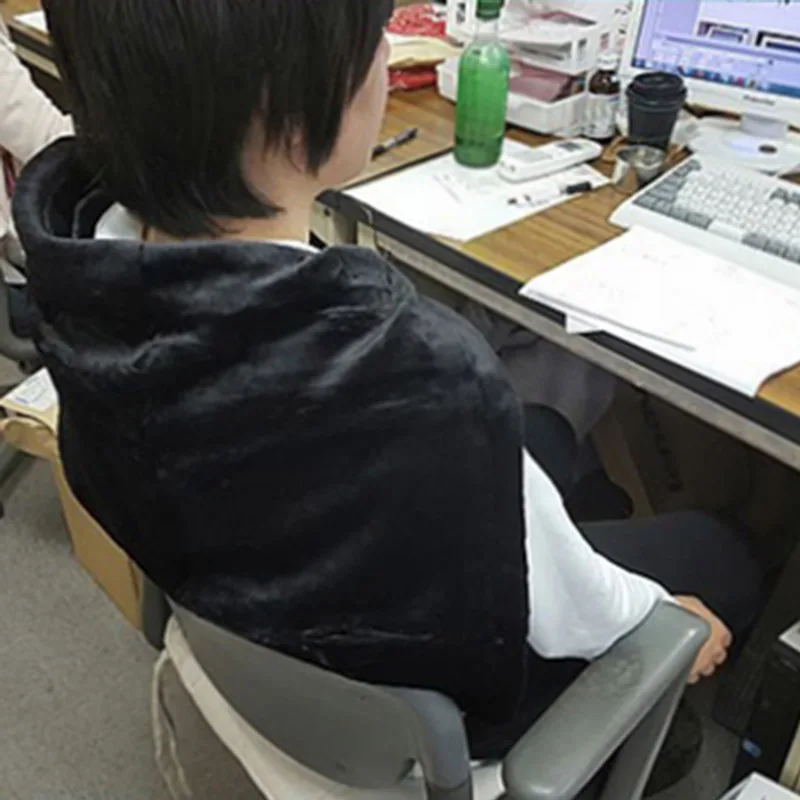 USB Soft Heated Shawl Winter Electric Warming Neck Shoulder Heating Blanket Pad MDP66