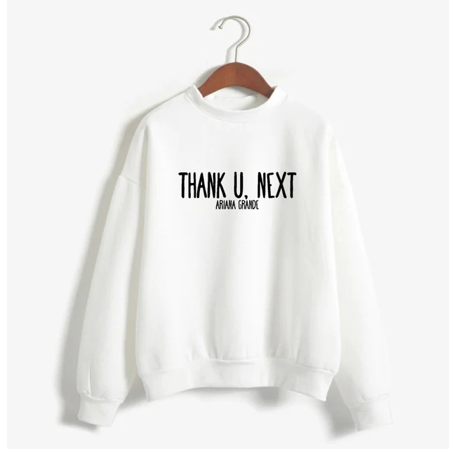 ariana grande thank u next sweatshirt women casual letter print jumpers