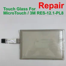RES12.1PL8T RES-12.1-PL8 RES12.1PL8 RES-12.1PL8 12.1 8 wire touch screen For HMI & CNC Machine Repair,Free shipping