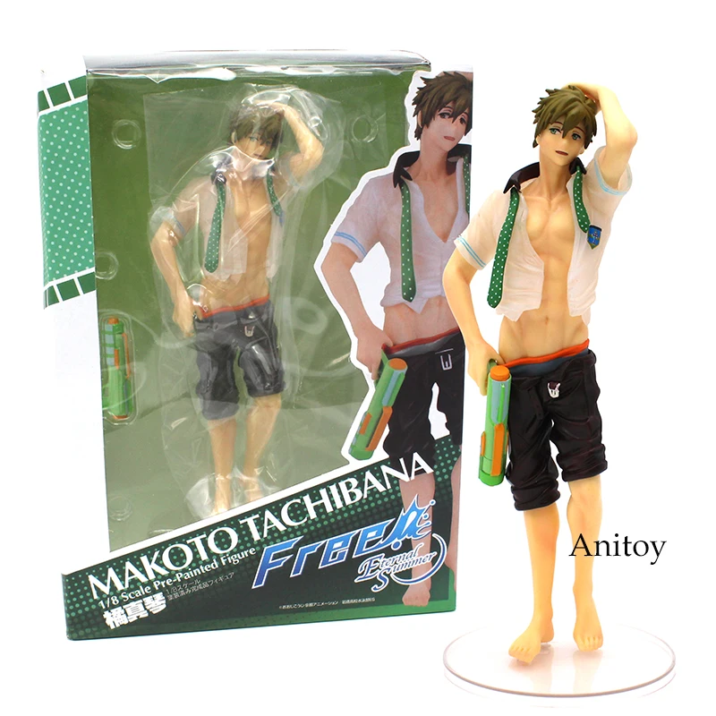 

Anime Free!-Eternal Summer Makoto Tachibana 1/8 Scale Pre-Painted Figure PVC Collectible Model Toy 23cm