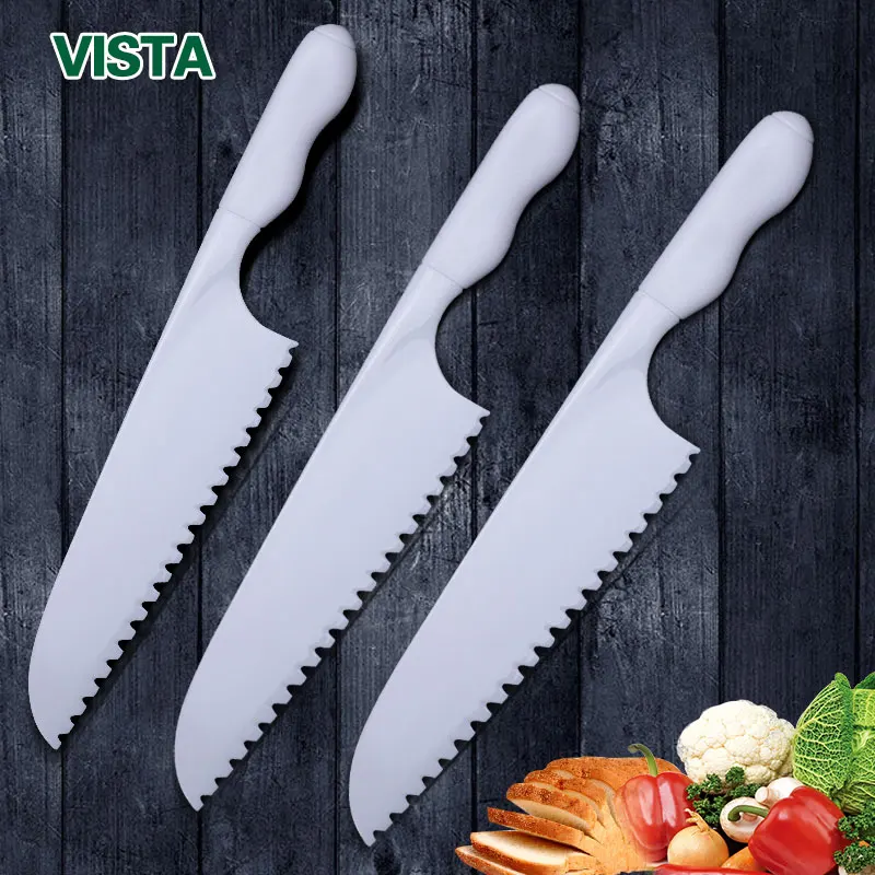 Kitchen knife for kids Saftey knife 3PC Lettuce Salad Knife Serrated