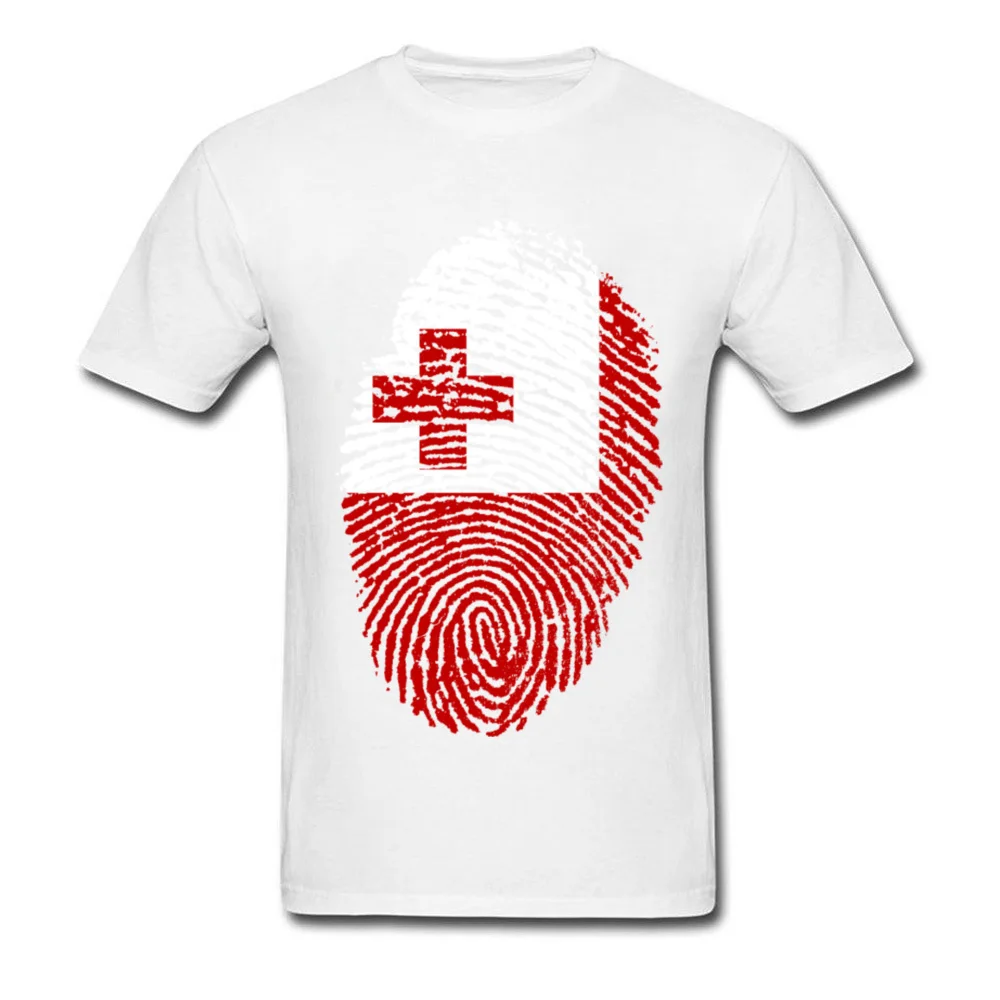 Tonga Flag Fingerprint_white