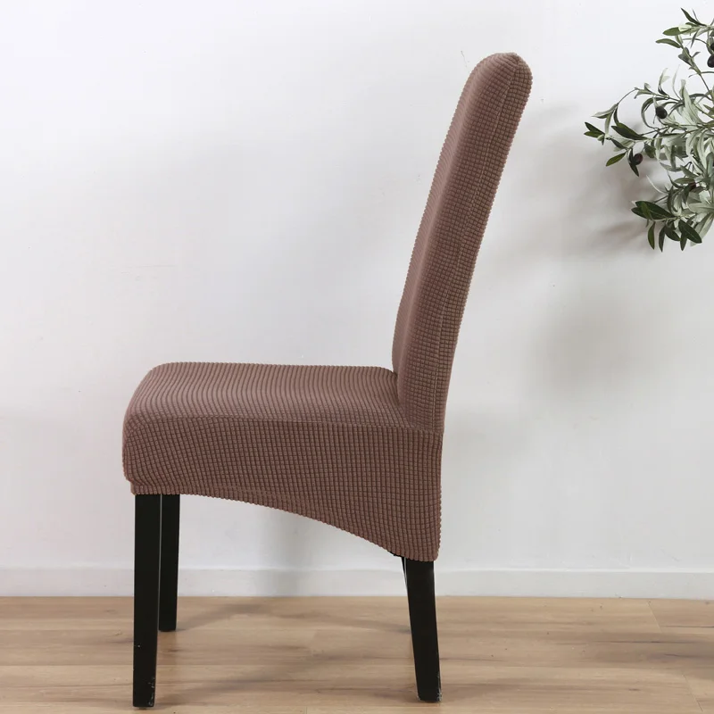 Чехол для кресла спандекс XL большой эластичный стрейч Чехол для сидения для столовой банкетные вечерние Свадебный Чехол для стула разноцветные - Цвет: Tawny