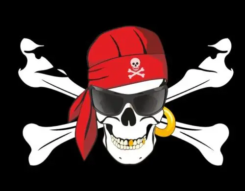 Пиратский флаг 3X5 футов на заказ Jolly Roger солнцезащитные очки череп и баннер с крестом 90x150 см FP23