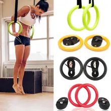 2Pcs High Quality Heavy Duty ABS Plastic 28mm Exercise Fitness Gymnastic Rings Gym Exercise Crossfit Pull Ups Muscle Ups A 2Pcs High Quality Heavy Duty ABS Plastic 28mm Exercise Fitness Gymnastic Rings Gym Exercise Crossfit Pull Ups Muscle Ups A