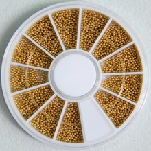 Украшение для ногтей супер яркий золотой шар порошок для маникюра для гель лак для ногтей советы M2031