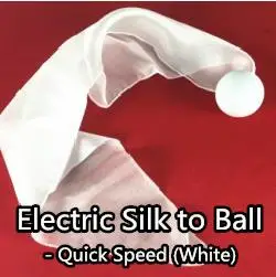 

Electric Silk To Ball - Quick Speed (White),Magic Props,Stage,Card,Mentalism,Close Up,Party Trick,Comedy,Accessories