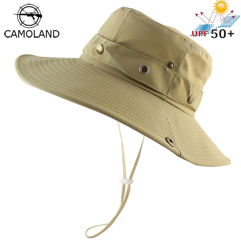 Tactical Boonie Hat Military Camo Bucket Wide Brim Sun Fishing Bush Booney Cap