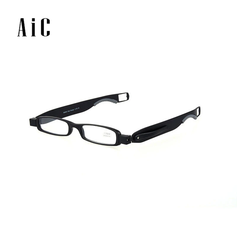 Folding Fashion Reading Glasses Rotate 360 Degrees TR90 Frame Men And
