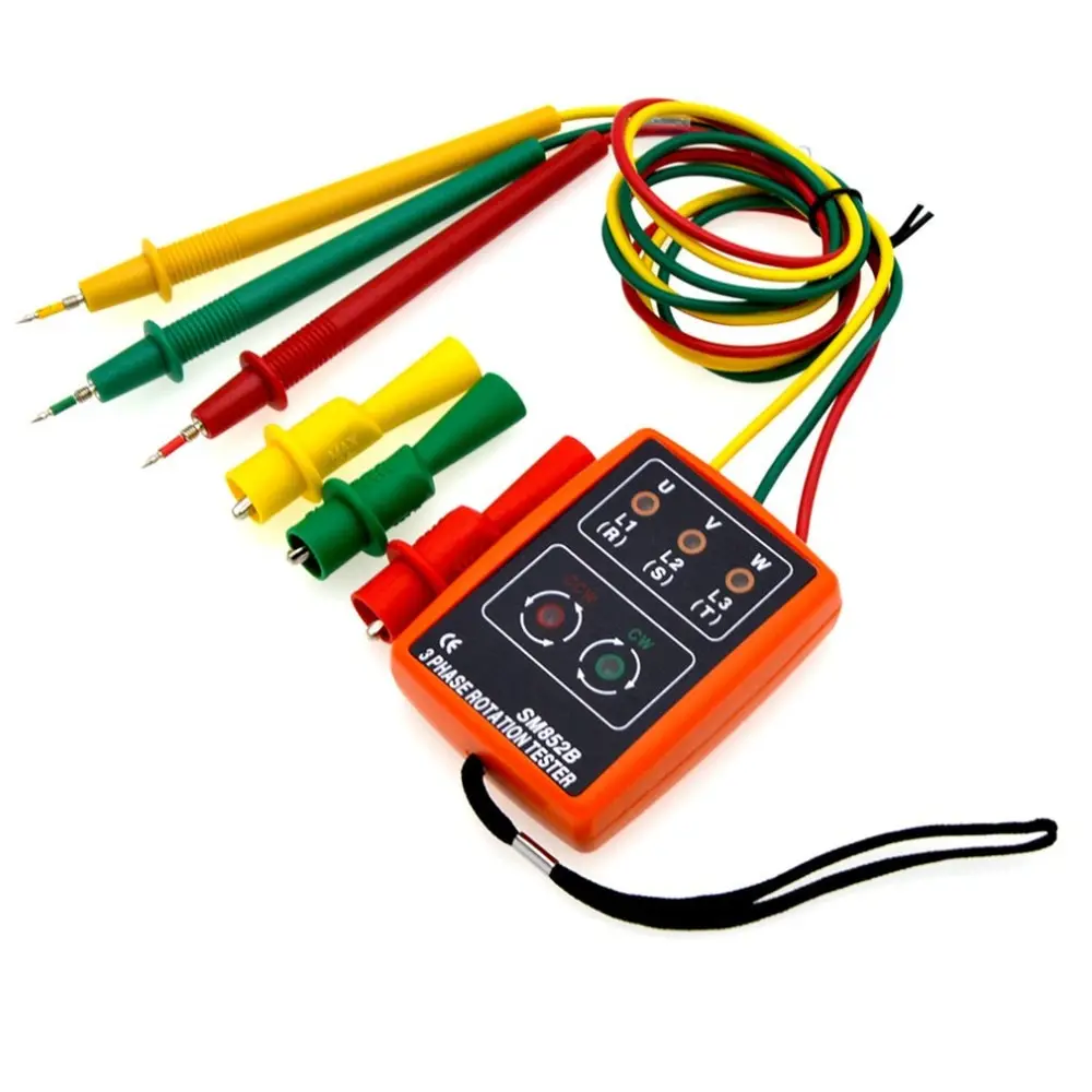 

TKDMR Nieuwe 3 Fasevolgorde Rotatie Tester Indicator Detector Meter