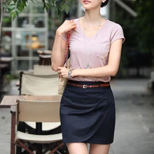 Новая модная женская открытая юбка с оборками