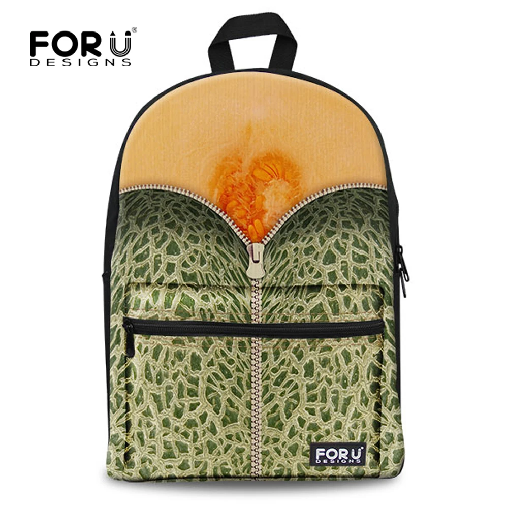 Designer Boys Backpacks Unique Fruit Style Backpack for School Children