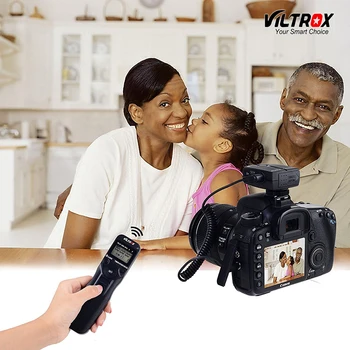 

Viltrox JY-710 Camera Wireless Timer Remote Shutter Release Control LCD Display for Canon 77D 5D Mark IV Nikon d80 Sony Olympus