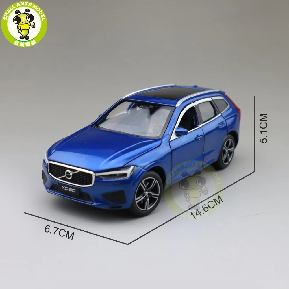  1/32 JACKIEKIM  Volvo XC60 Shock Absorption Diecast Model CAR SUV Toys for kids Boy girl Gifts