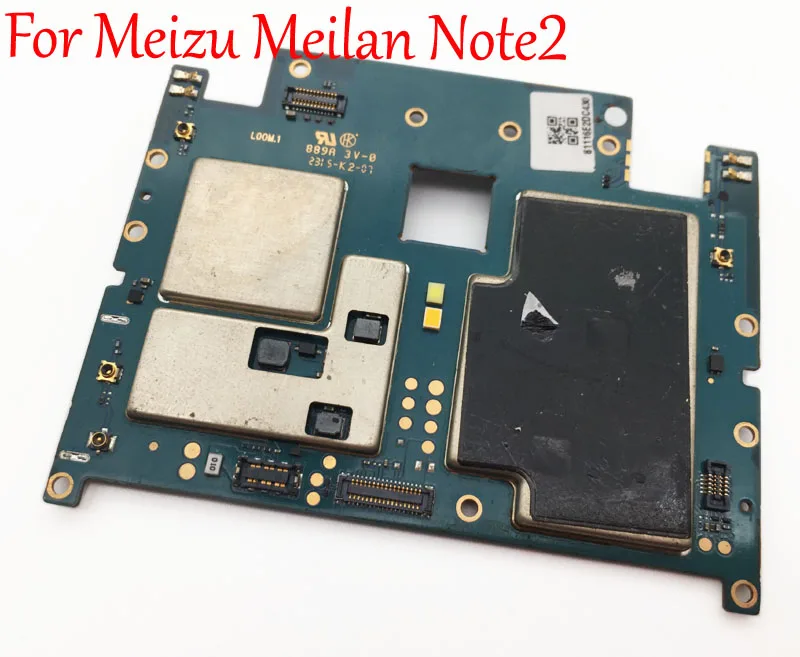 Протестированная Полная работа оригинальная разблокированная материнская плата для Meizu Meilan Note2 M2 Note логическая схема электронная панель