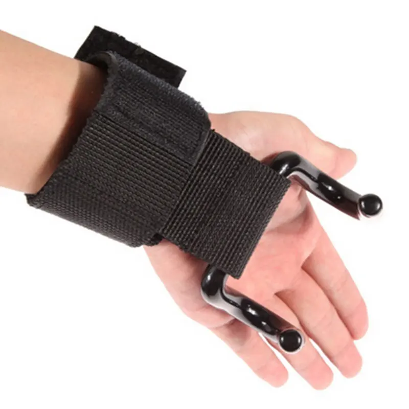 

Gym Weight Lifting Hook Glove Training Wrist Power Prevent hand injury New