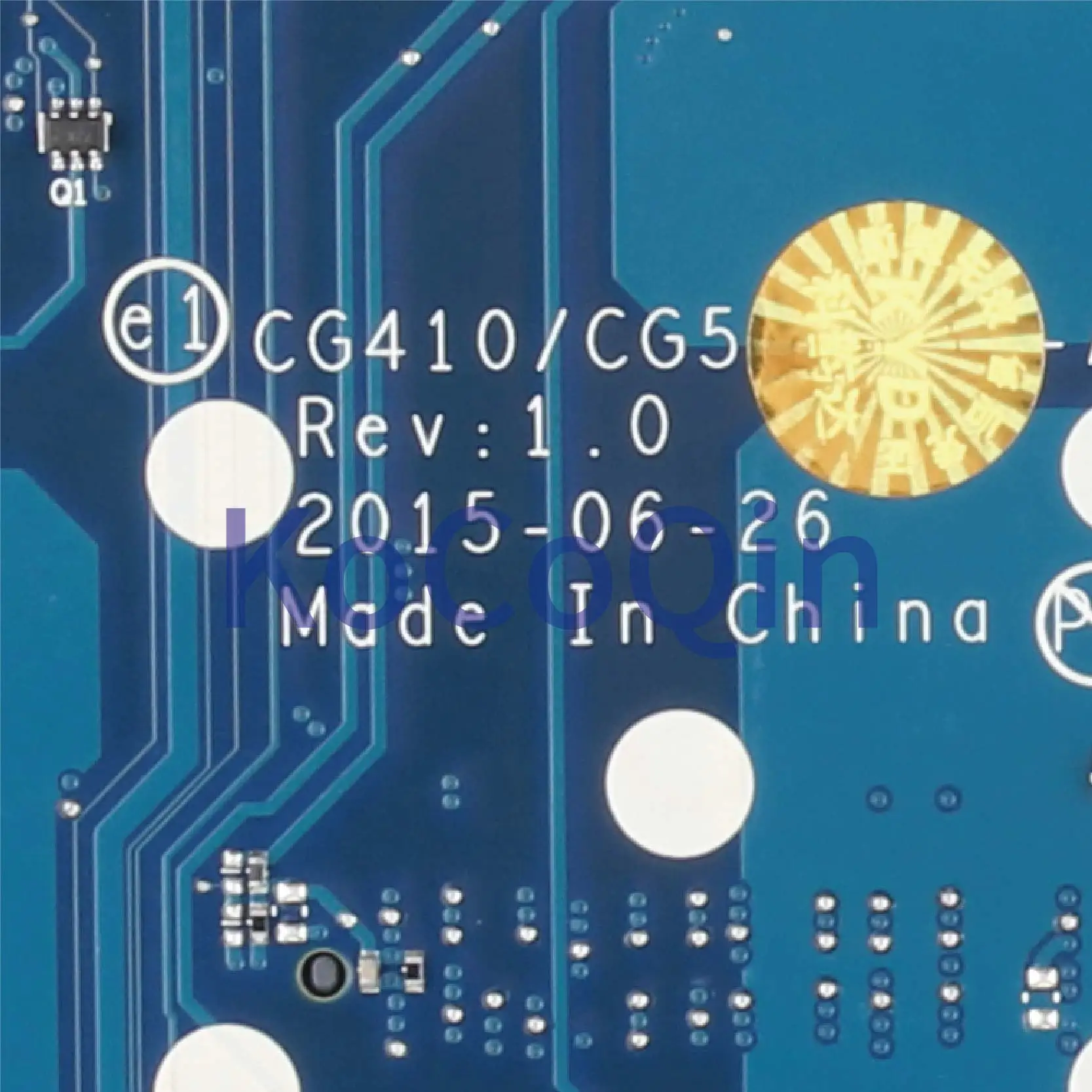 discounted KoCoQin Laptop motherboard For LENOVO Ideapad 100-15IBD I5-5200U Mainboard CG410/CG510 NM-A681 5B20