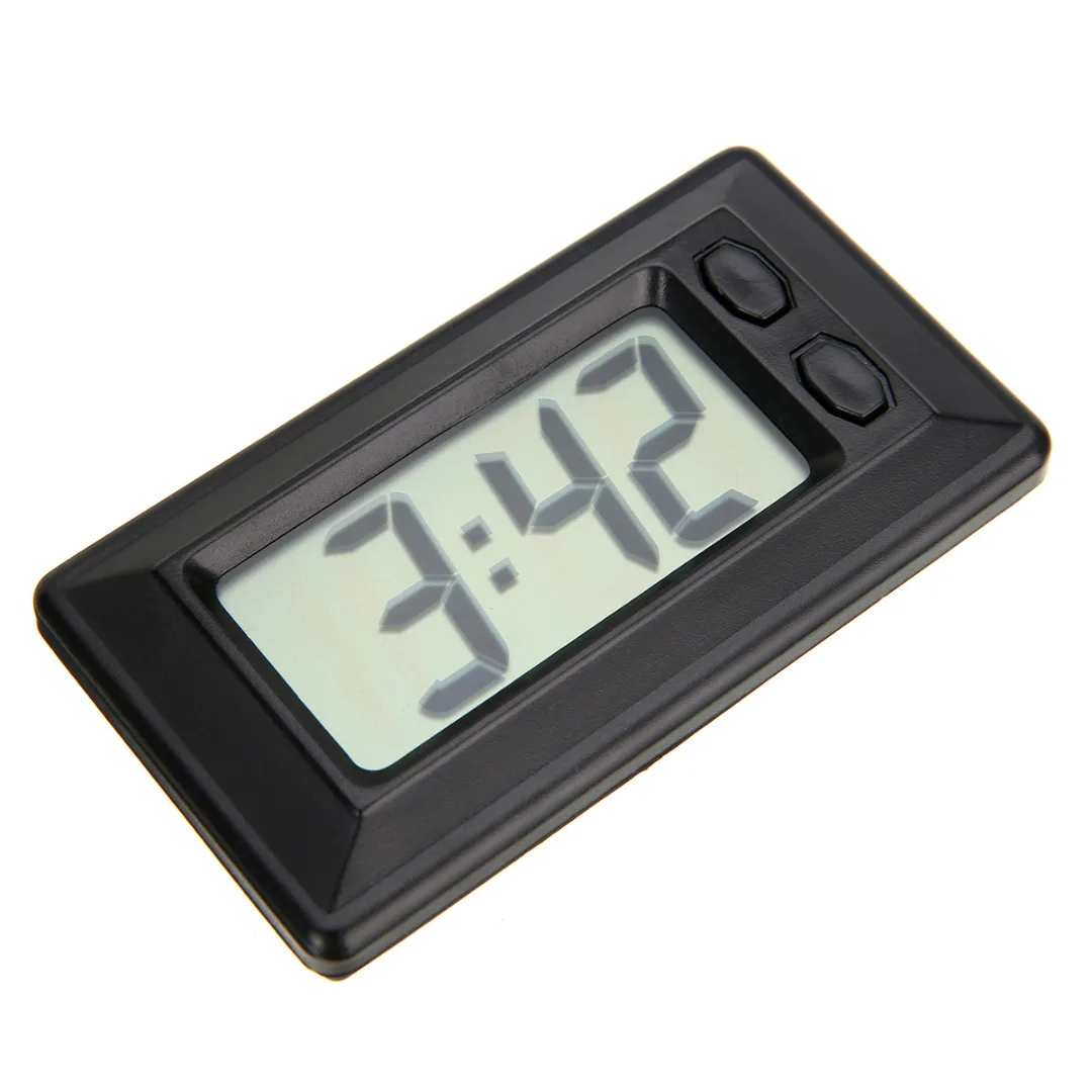 LED Display Digital Clock Table Car Auto Dashboard Desk Date Time Digital Calendar Clock for Car Motorcycle Accessory