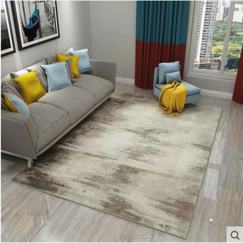 Новая мода, мягкий полиэстер, простой дизайн, ковры для гостиной, спальни, детской комнаты, коврики в скандинавском стиле, напольные коврики, коврики