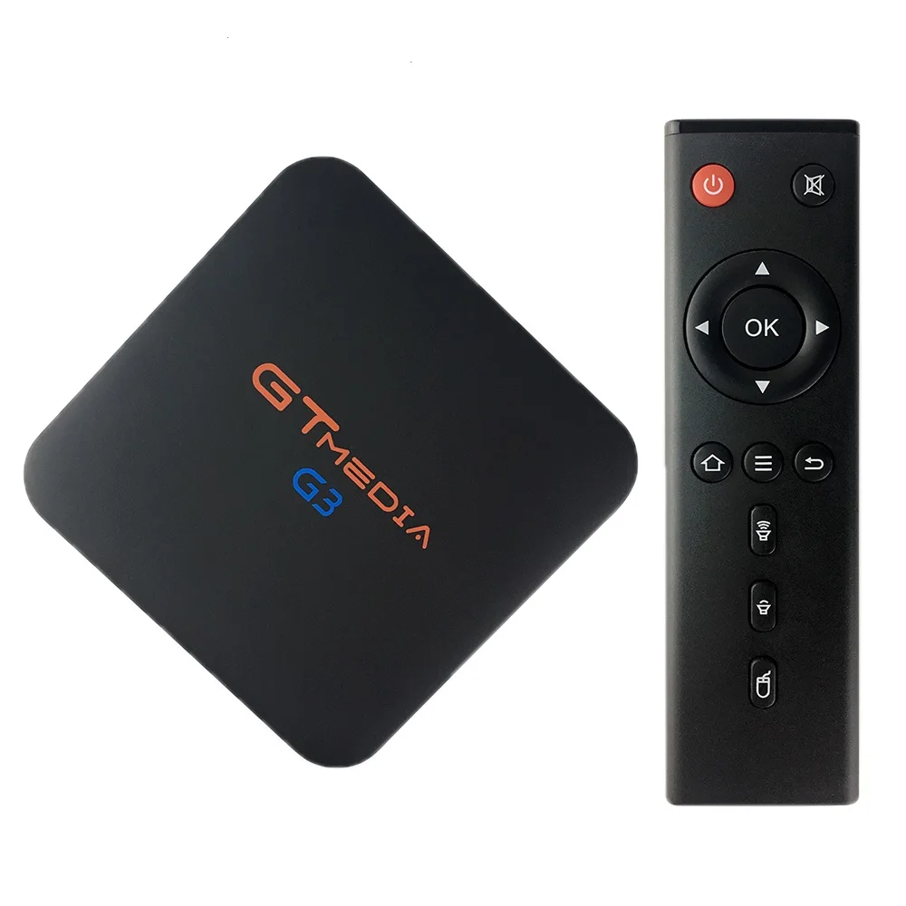 

Original GT MEDIA G3 TV BOX Smart 4K Ultra BT 4.0 Android 7.1 2G/16G Movie WIFI Google Cast Netflix Media Player Set-top Box