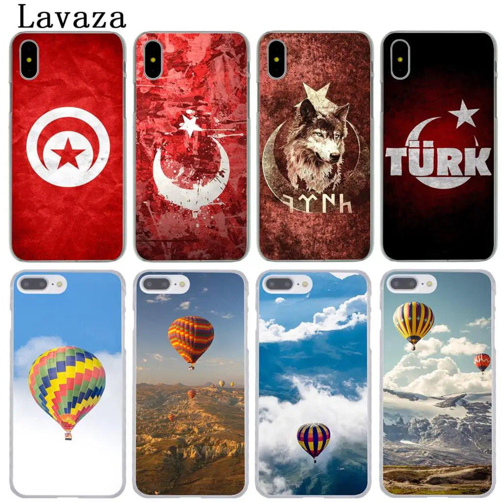 Твердый чехол для телефона Lavaza iPhone XR X 11 Pro XS Max 7 8 6 6S 5 SE 4 10 с турецким флагом |