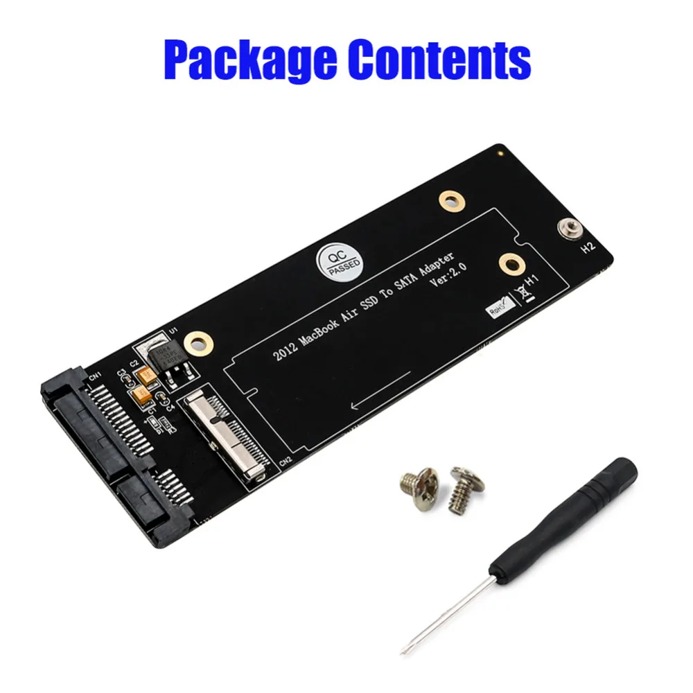 Карта адаптера SSD для MacBook Air/Pro Retina 2012 A1465 A1466 HDD на SATA|Компьютерные кабели и разъемы|