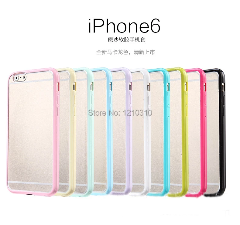 Телефон чехол для iphone 6 пластик 1 частей только мобильный 4 7 inch матирование