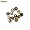100pcs pack 10mm metal alloy coat sewing buttons dome mashroom shank buttons silver/black/bronze free shipping  SF-027 1
