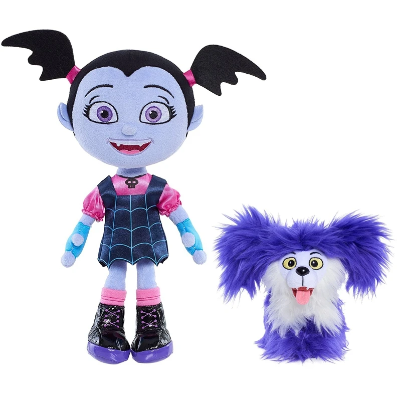 Junior Vampirina плюшевая кукла игрушки 20-25 см вамп летучая мышь девочка мультфильм собаки игрушки Brinquedos детали для сумок аксессуары