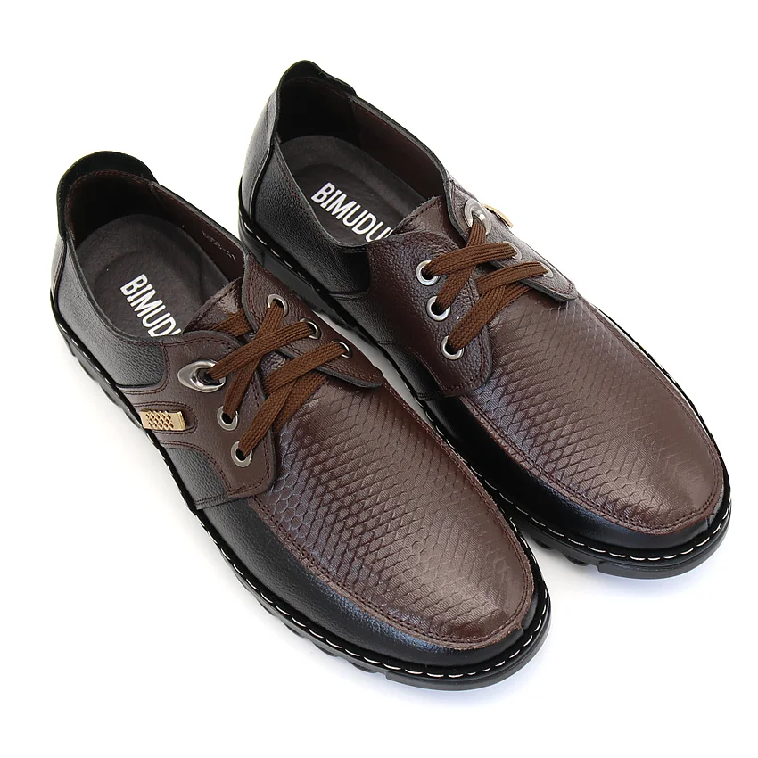 BIMUDUIYU; стиль; распродажа; повседневные мужские ботинки из микрофибры; тонкие и бархатные теплые ботинки; обувь на шнуровке; трендовая прострочка