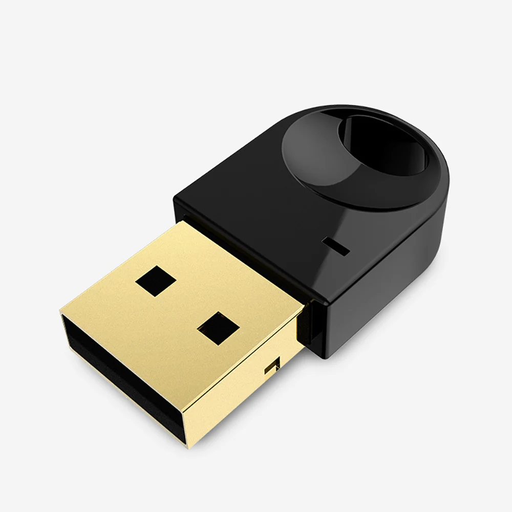 Черный Bluetooth 4,2 аудио приемник передатчик стерео беспроводной Bluetooth передатчик наушники громкой связи вызов для ТВ ПК автомобильный адаптер - Цвет: Черный