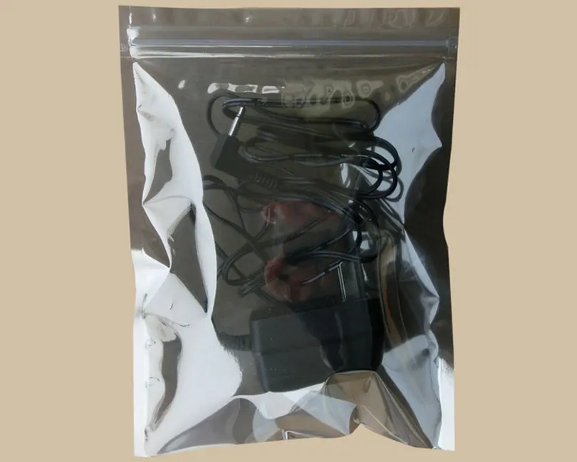 15*20 см, антистатические защитные сумки, Антистатическая посылка, сумка на молнии, Ziplock, водонепроницаемая, Самоуплотняющаяся, Антистатическая сумка для хранения