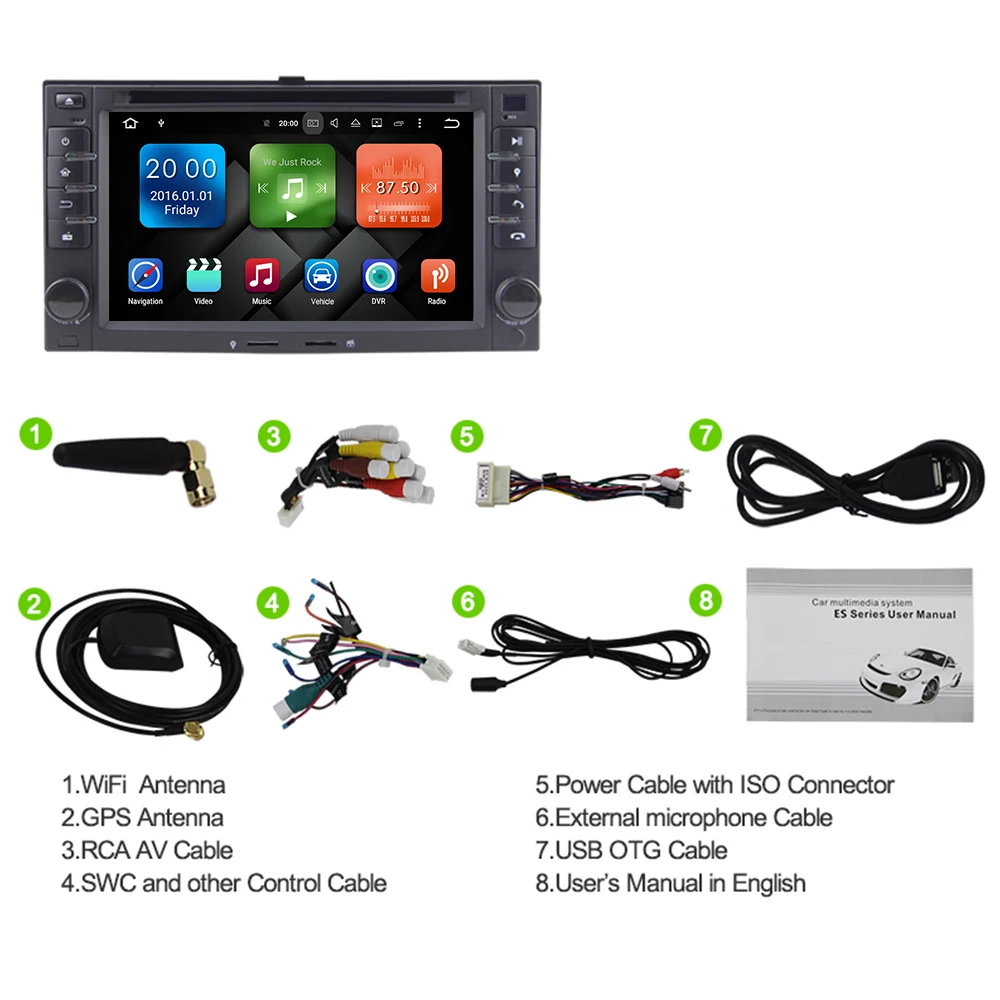 Eunavi 2 din Android 9.0 samochodowy odtwarzacz dvd dla KIA SORENTO MAGENTIS SPORTAGE rano CEED RIO CERATO 2005-2010 KIA universal Eunavi 2 din Android 9.0 samochodowy odtwarzacz dvd dla KIA SORENTO MAGENTIS SPORTAGE rano CEED RIO CERATO 2005-2010 KIA universal