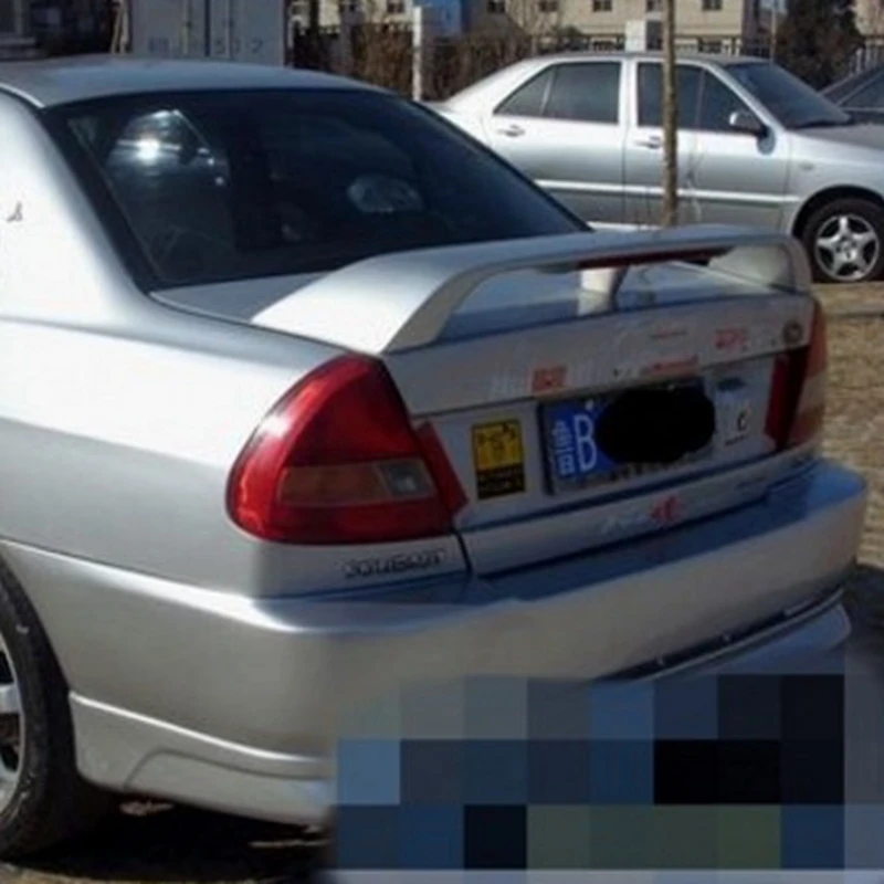 

use for mitsubishi lancer Spoiler 1998-2004 lancer Spoiler High Quality ABS Material Car Rear Wing unpaint Color spoiler