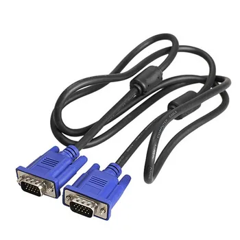 

Factory wholesaler Top quality 200pcs 1.5M VGA Cable with HDB15 Male to HDB15 Male connector For pc TV Adapter Converter