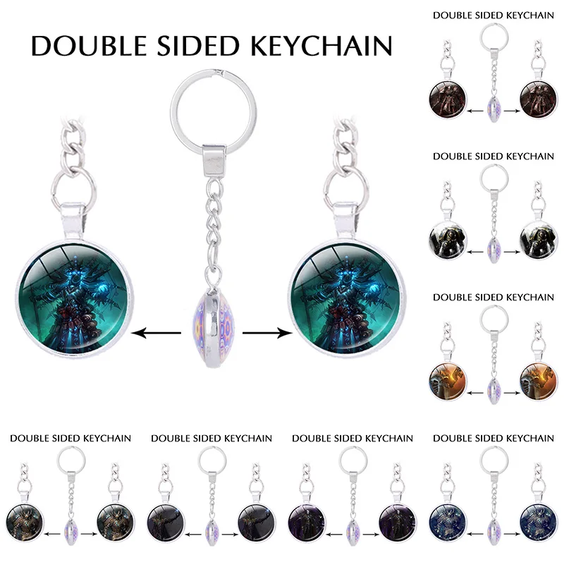 Chaos Star Symbol key chain adepus Mechanicus от Warhammer holder Adeptus брелки Space Marines|Брелоки| |