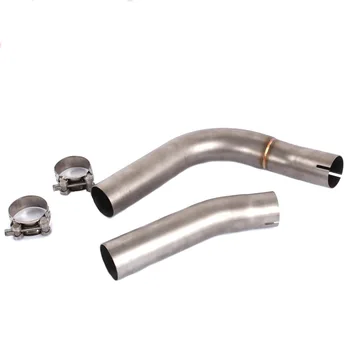 

YZF R1 Motorcycle Motocross Middle Pipe Exhaust Muffler Side Row For YAMAHA YZF R1 2009-2014 without exhaust