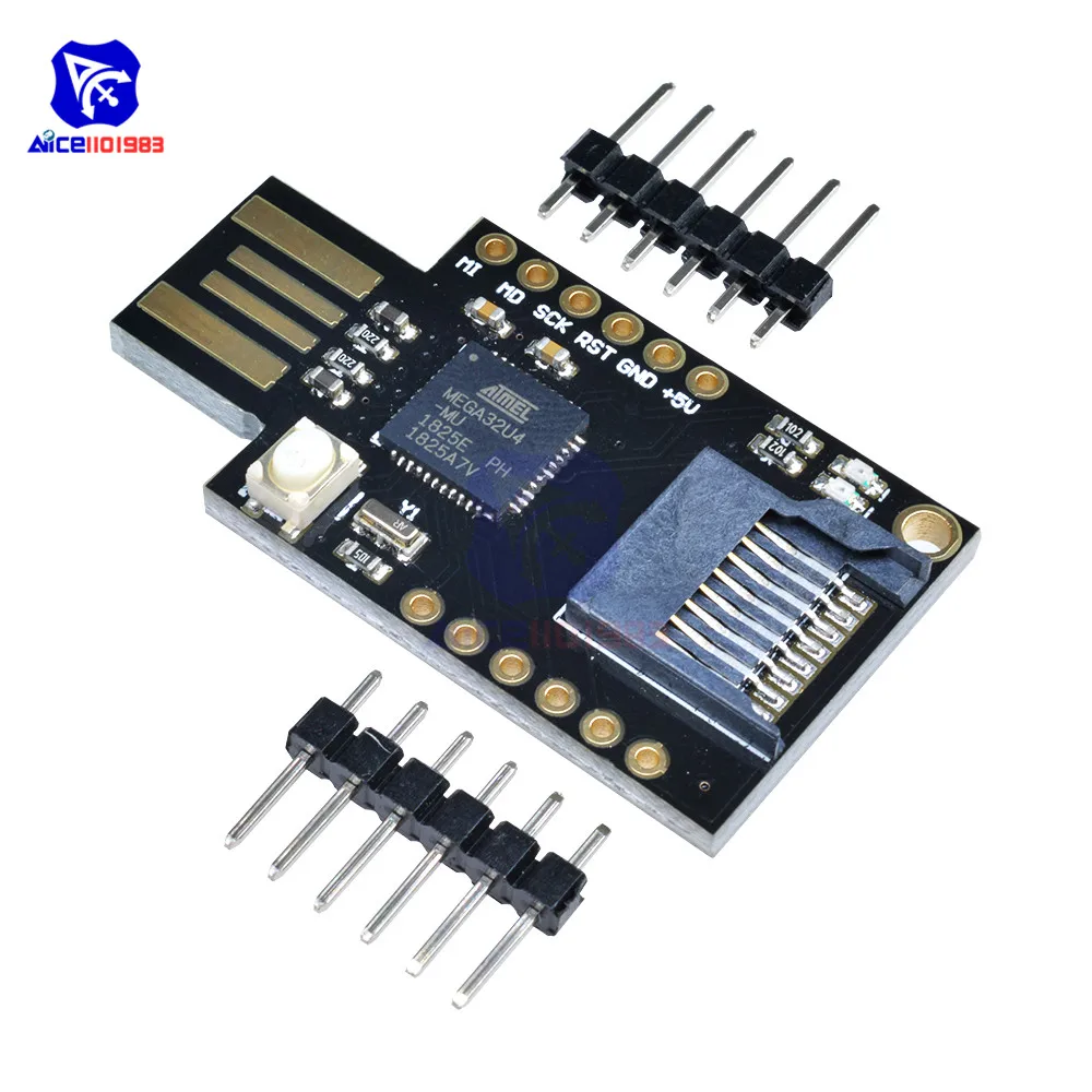 TF MicroSD слот карты Micro SD BadUSB USB виртуальная клавиатура ATMEGA32U4 модуль для Arduino Leonardo R3 Bad Usb CJMCU