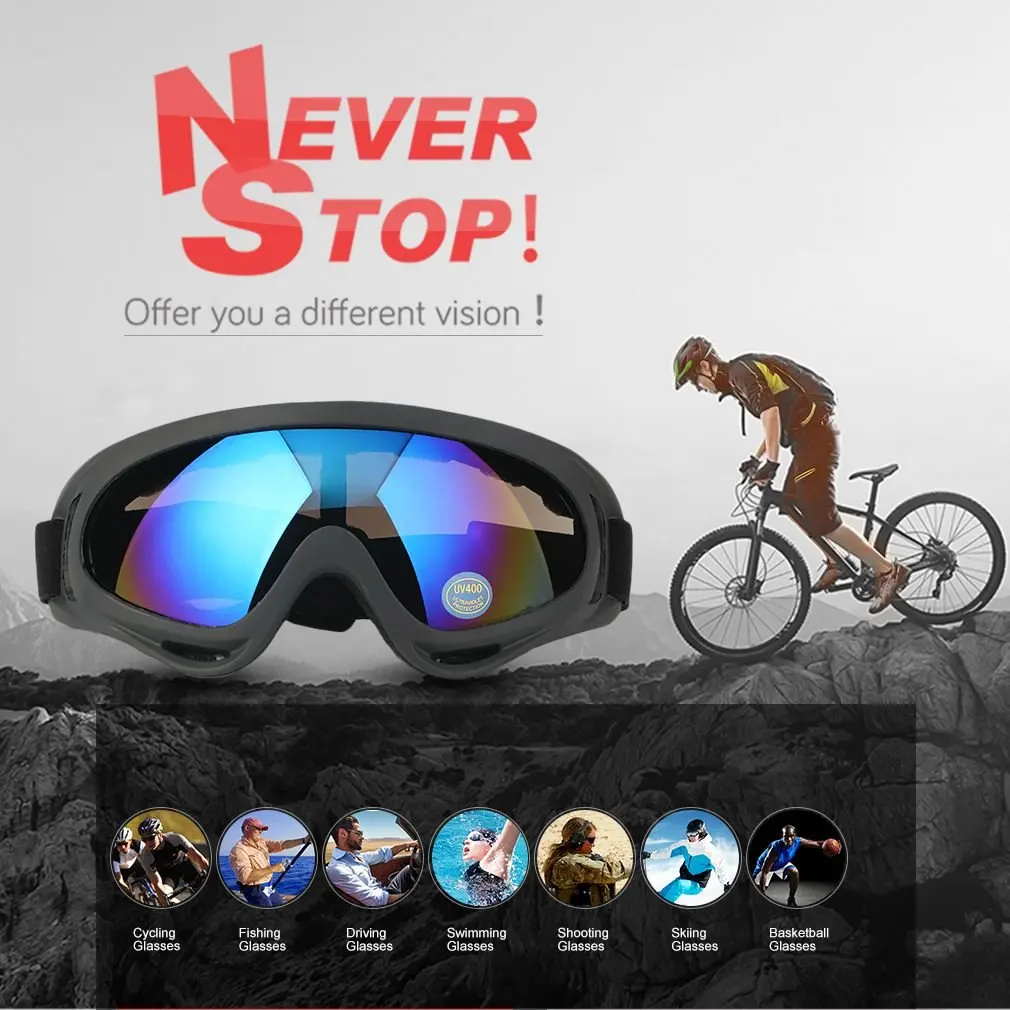 Горячие мотоциклетные пылезащитные лыжные сноубордические солнцезащитные очки ATV Dirt Bike внедорожные очки для взрослых очки прозрачная оправа глаз очки