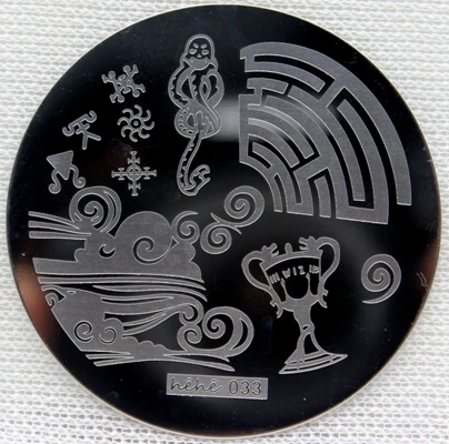 

Nail Art Stamping Plate Template Trophy Snake Wave Nail Art Stamp Template Image Plate hehe033