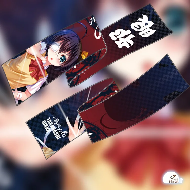 180*25 см Шарф Аниме Chuunibyou Demo Koi ga Shitai таканаши Рикка школьная Униформа Классная